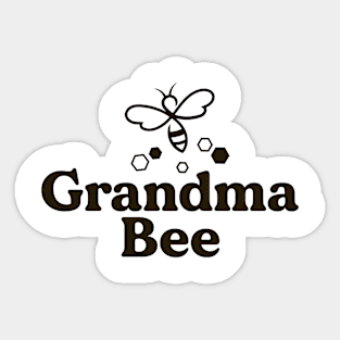 Grandma Bee Matching Family Bumblebee Shirts Birthday Sticker